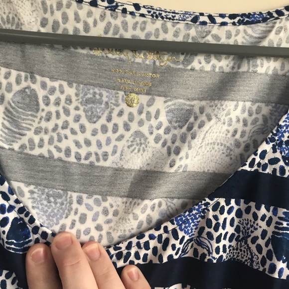 BNWOT LAJOLLA Dress in Heart and Sole stripe XL - Picture 3 of 4